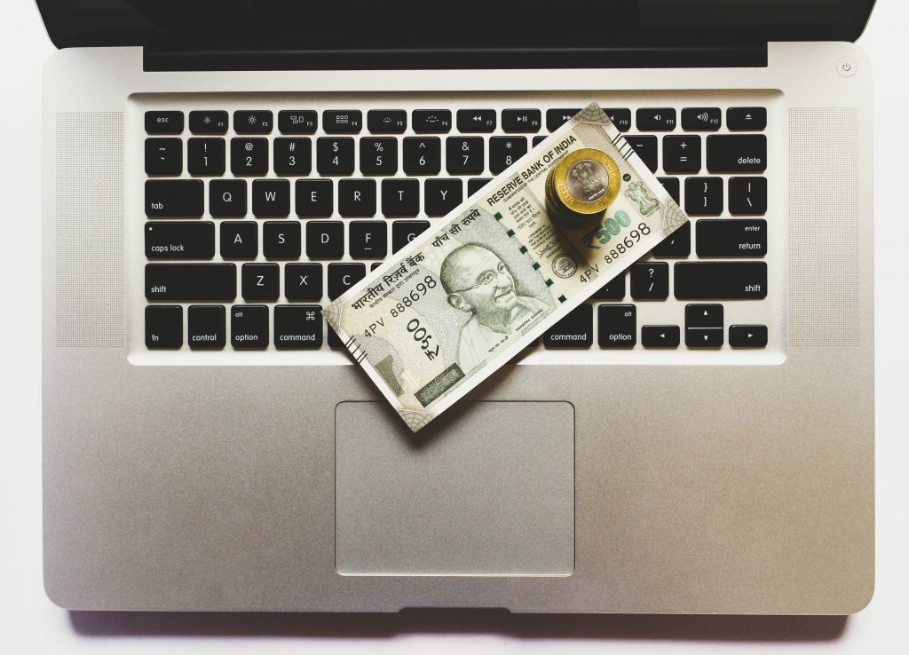 money-on-computer